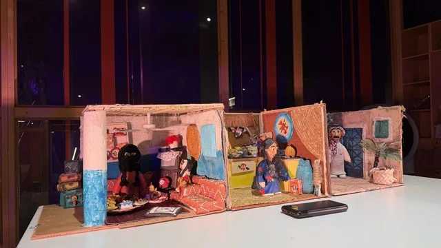 Handmade Saudi Heritage Miniature Model at Ithra Dhahran