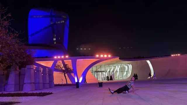 Ithra Center Dhahran Modern Architecture Night View