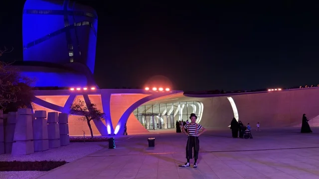 Mime Performer at Ithra Dhahran Night Illumination