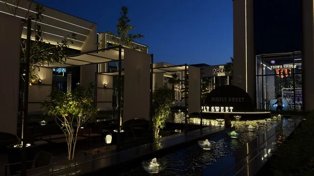 Sea Front Qatif Modern Architecture at Night