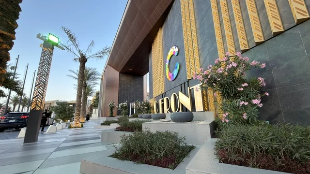 C-Front Mall Facade in Qatif City Saudi Arabia
