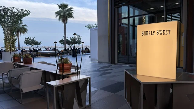 Outdoor Cafe Area at Seafront Qatif Saudi Arabia