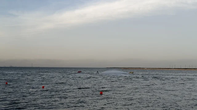 Qatif Sea Front Coastline with Watercraft
