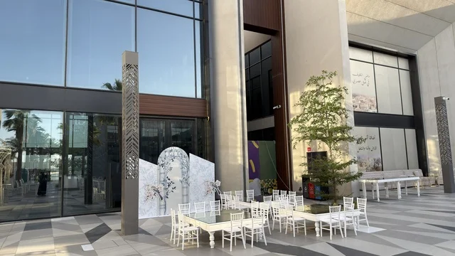 Outdoor Event Setup at Sea Front Qatif Saudi Arabia