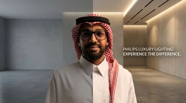 Saudi Man Traditional Dress Lighting Comparison