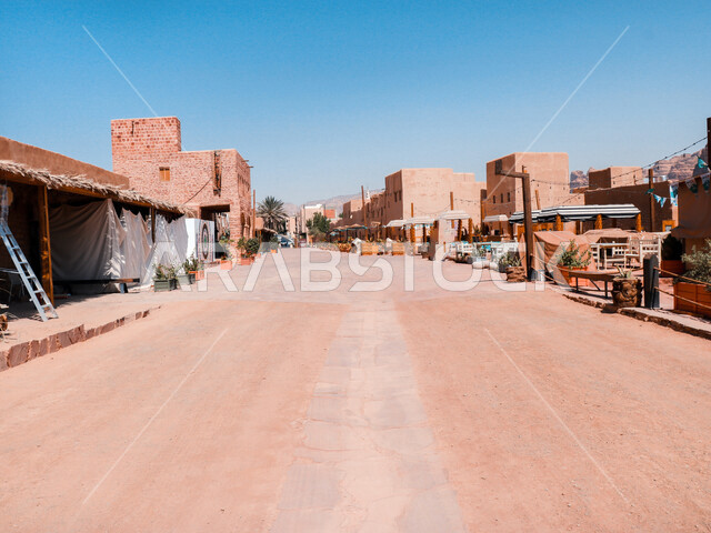 The historical beauty of the heritage village of Al-Ula in the city of ...