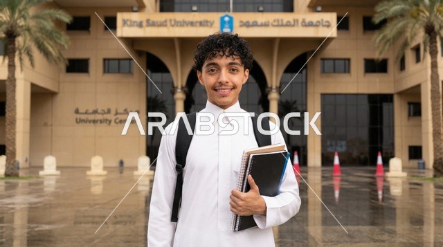طالب سعودي في جامعة الملك سعود بالرياض