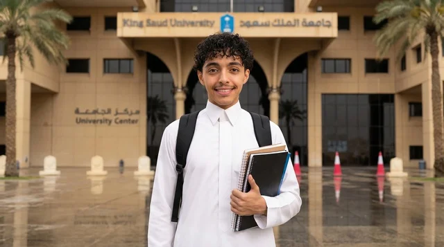 Saudi Student at King Saud University Riyadh