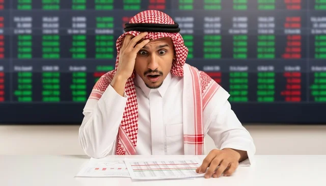 رجل أعمال سعودي مصدوم من خسائر سوق الأسهم