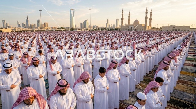 صلاة عيد الأضحى للمصلين في ساحة الرياض بالسعودية