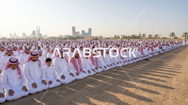 صلاة عيد الأضحى في ساحة المصلين بالرياض السعودية