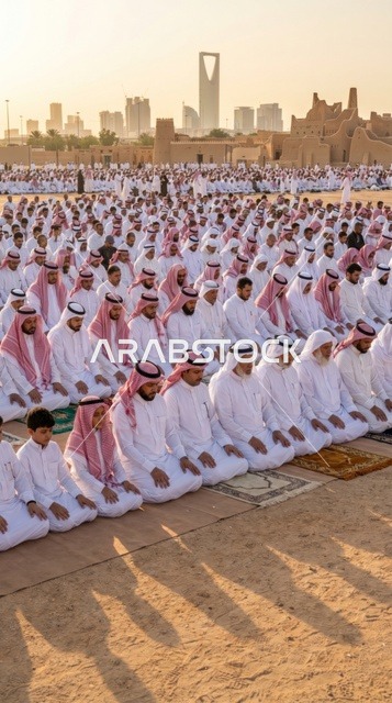 صلاة عيد الأضحى في الرياض بساحة العيد بالسعودية