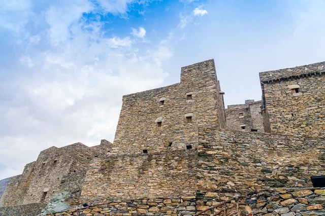 Traditional Stone Buildings in Saudi Arabian Heritage Village