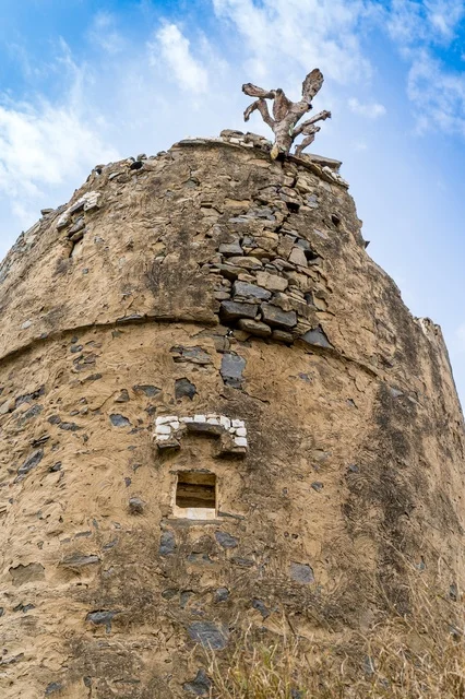 Ancient Stone Watchtower in Southern Saudi Arabia