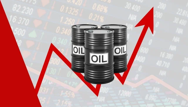 رسم توضيحي لارتفاع أسعار النفط العالمية