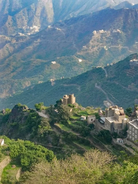 Ancient Castle in Faifa Mountains Jazan Saudi Arabia