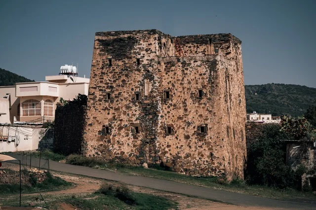 Traditional Stone Tower in Abha Saudi Arabia