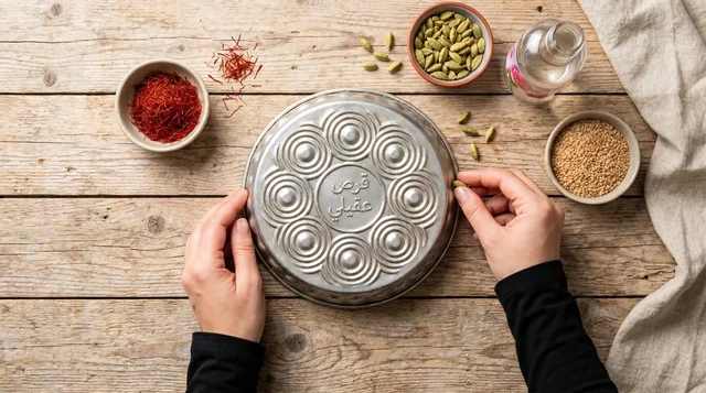 Gers Ogaily Cake Ingredients Flat Lay
