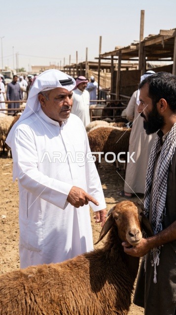 مفاوضات شراء في سوق الغنم بالكويت