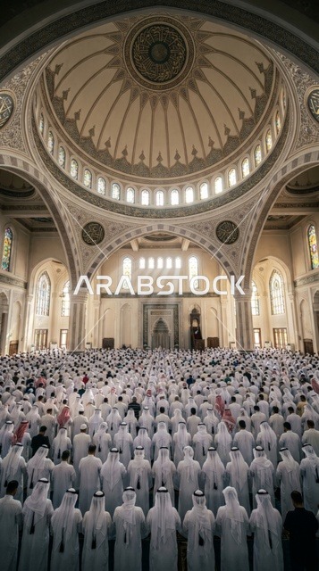 صلاة عيد الأضحى في المسجد الكبير بالكويت