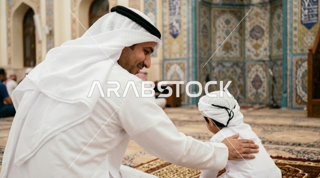 صلاة العيد في المسجد الكبير بدولة الكويت