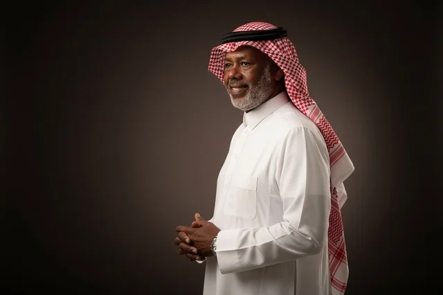 Senior Saudi Man in Traditional Dress Portrait