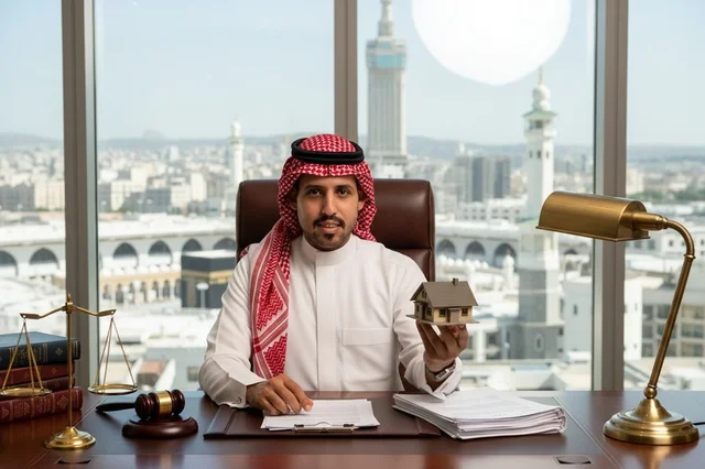 محامي عقارات سعودي في مكتب بمكة المكرمة