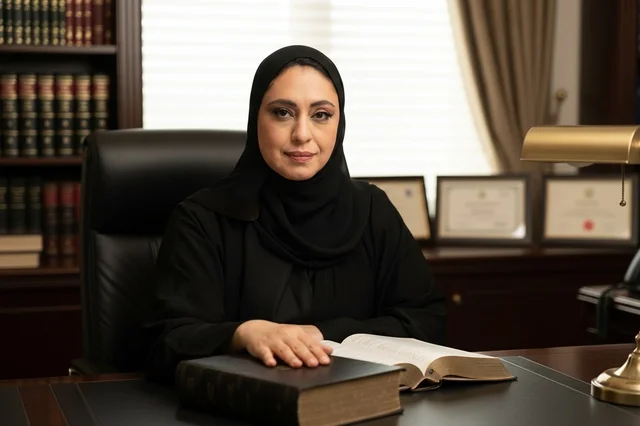 محامية إماراتية في مكتب عمل مع كتب القانون محامية إماراتية في مكتب عمل مع كتب القانون
