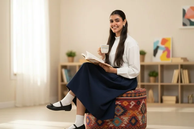 امرأة سعودية بالعباءة السوداء تحمل كتبا في مكتب امرأة سعودية بالعباءة السوداء تحمل كتبا في مكتب