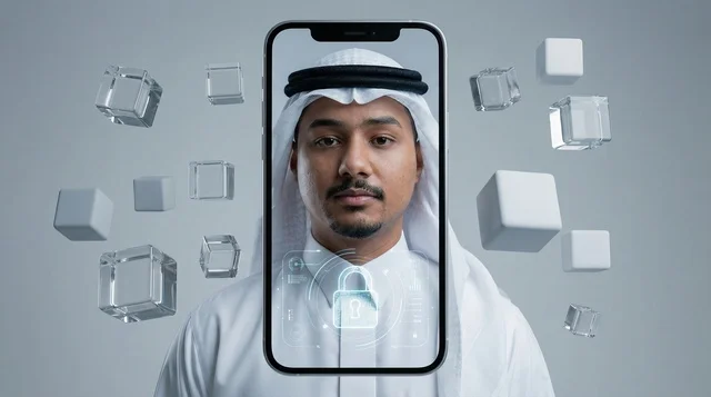 تقنية التعرف على الوجه لرجل سعودي عبر الهاتف الذكي