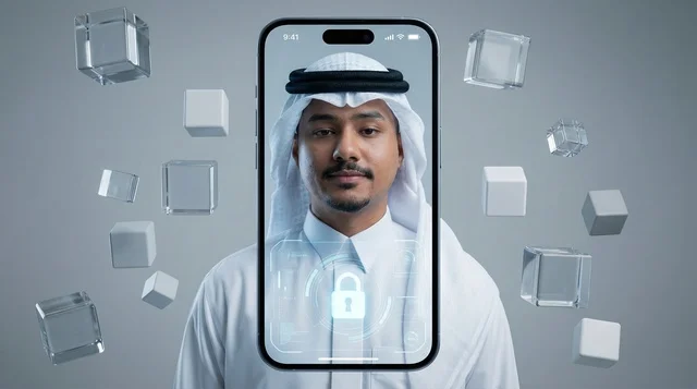 رجل سعودي وأمن المعلومات الرقمية عبر الهاتف