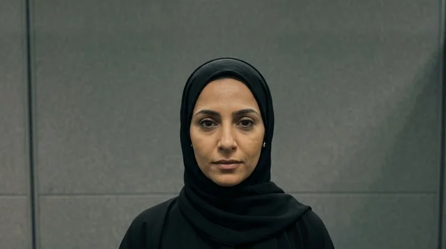 Emirati Professional Woman in Office Portrait