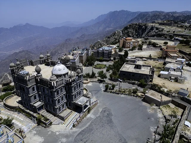 Al-Maqar Palace Al Namas Asir Aerial View