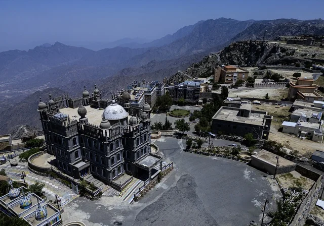 Al-Maqar Palace Al Namas Asir Aerial View