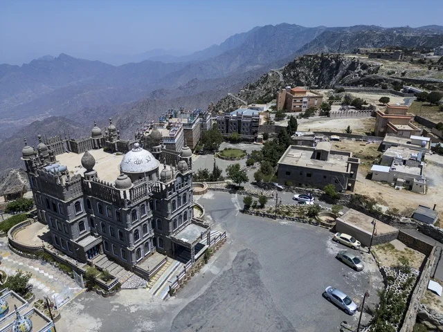 Al Muqarr Palace Al Namas Aerial View in Abha