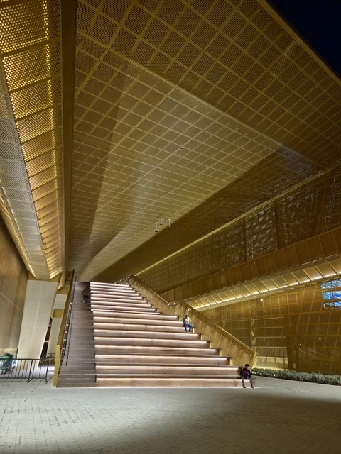 Sports Boulevard Riyadh Illuminated Modern Staircase