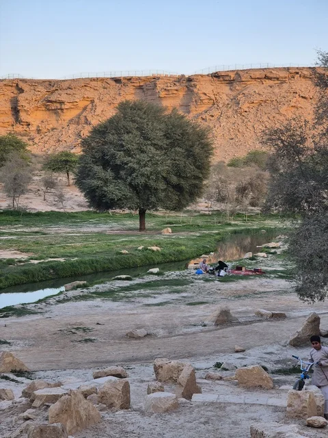 Wadi Hanifa Riyadh Valley Landscape and Stream