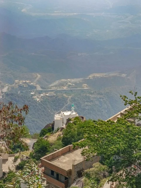 Mosque on Faifa Mountain Peak Jazan Saudi Arabia