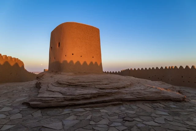 Za'abal Castle Sakaka Al Jouf at Golden Hour Za'abal Castle Sakaka Al Jouf at Golden Hour