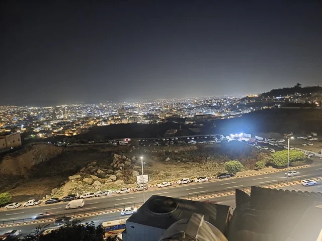 Abha City Asir Saudi Arabia Night Landscape