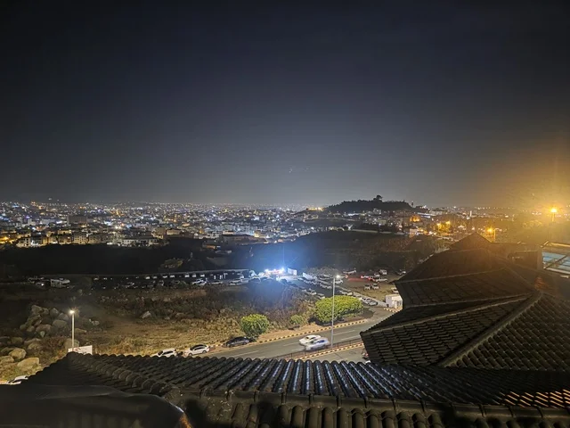 Abha City Asir Saudi Arabia Night Cityscape View
