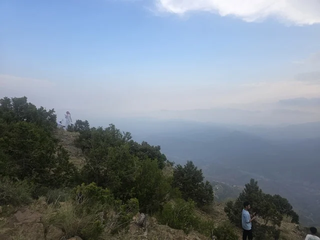 Foggy Mountain Landscape in Abha Asir Saudi Arabia