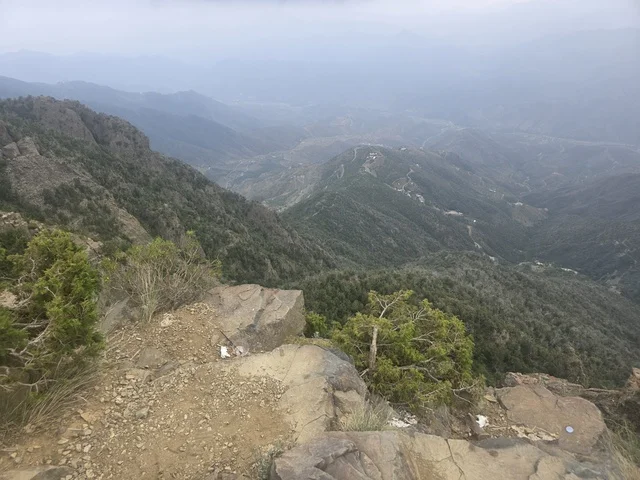Sarawat Mountains Abha Asir Landscape with Mist