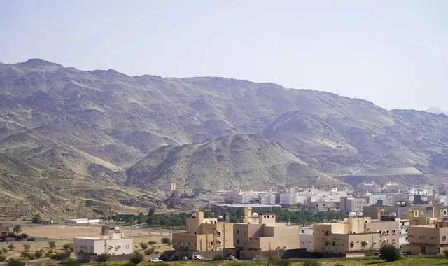 Saudi Mountain Village and Residential Villas in Daylight