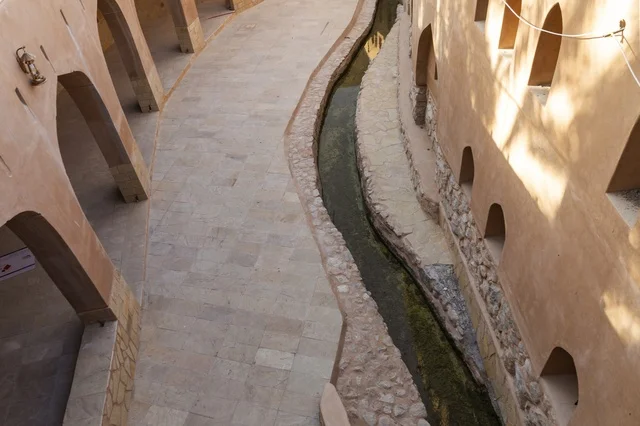 Traditional Water Channel and Arches in Nizwa Oman