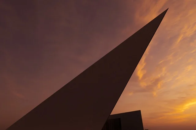 Muscat Museum Architectural Silhouette at Sunset