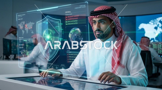 خبير الأمن السيبراني السعودي في غرفة التحكم الرقمية