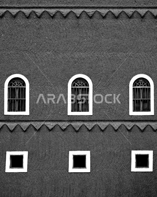 صورة ابداعية للمباني التريخية بالدرعية في مدينة الرياض بالمملكة العربية السعودية، بيوت تاريخية، الفن الهندسي المعماري القديم، معالم الرياض الاثرية، السياحة في السعودية