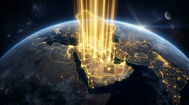 الطاقة الشمسية المتجددة في السعودية كوكب الأرض من الفضاء