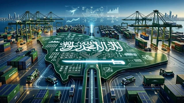 Saudi Arabia Smart Port with Green Solar Energy Technology